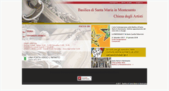 Desktop Screenshot of chiesadegliartisti.it